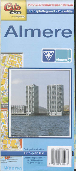 Stadsplattegrond Almere - (ISBN 9789065802040)