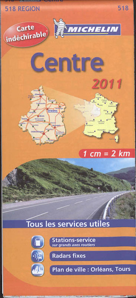 Michelin 518 Centre 2011 - (ISBN 9782067155145)