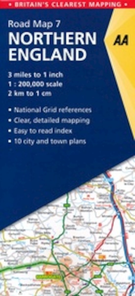 Road Map Britain 07 Northern England 1 : 200 000 - (ISBN 9780749578954)