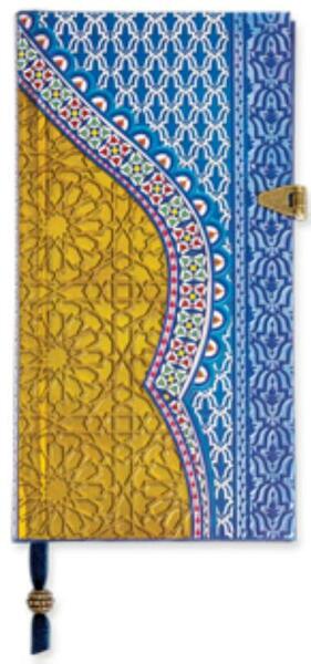 Boncahier Arabian nights - blauw/goud - (ISBN 9788416055548)