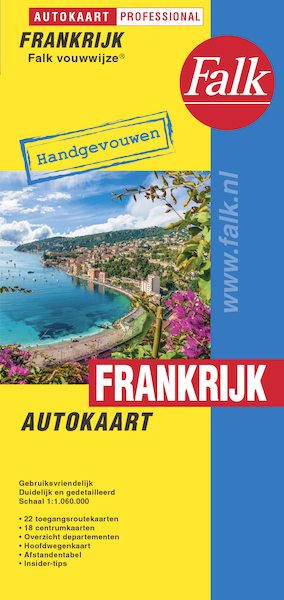 Falk autokaart Frankrijk professional - (ISBN 9789028700895)