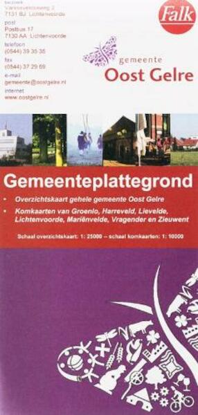 Oost Gelre plattegrond - (ISBN 9789028723764)
