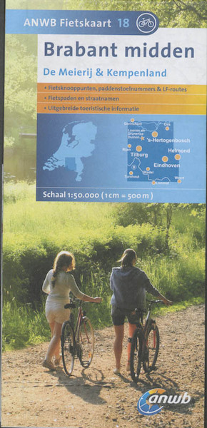 ANWB Fietskaart Brabant midden - (ISBN 9789018033361)