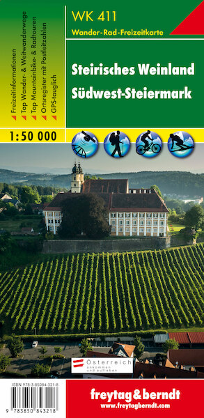 Steirisches Weinland 1 : 50 000 - (ISBN 9783850843218)