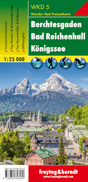 Berchtesgaden, Bad Reichenhall, Königssee 1 : 25 000. WKD 5 - (ISBN 9783850848169)