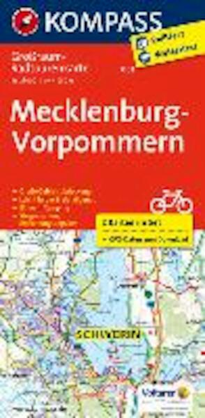 KOMPASS Großraum-Radtourenkarte Mecklenburg-Vorpommern 1 : 125 000 - (ISBN 9783990440643)