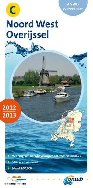 ANWB Waterkaart C Noord West Overijssel 2012/2013 - (ISBN 9789018033774)