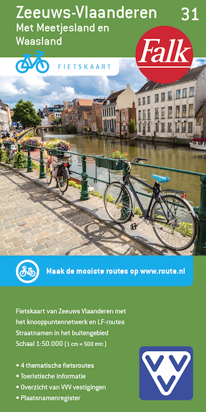 Falk VVV fietskaart 31 Zeeuws-Vlaanderen - (ISBN 9789028700413)