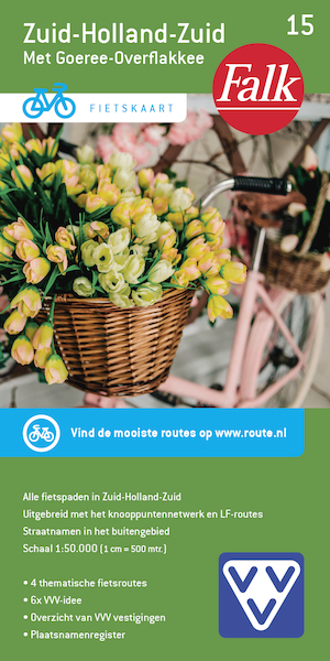 Falk VVV fietskaart 15 Zuid-Holland Zuid - (ISBN 9789028701090)