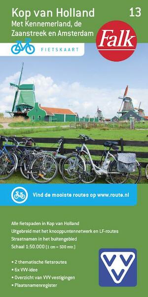 Fietskaart 13 Kop van Holland - (ISBN 9789028724457)