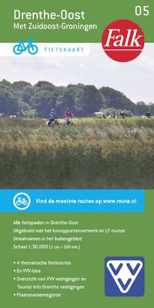 Fietskaart 5 Drenthe-Oost - (ISBN 9789028725010)