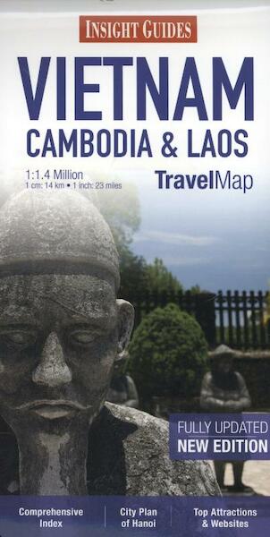 Insight Travel Map: Vietnam, Cambodia & Laos - (ISBN 9781780054438)