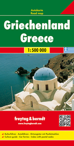 Griechenland, Autokarte 1:500.000 - (ISBN 9783707903089)