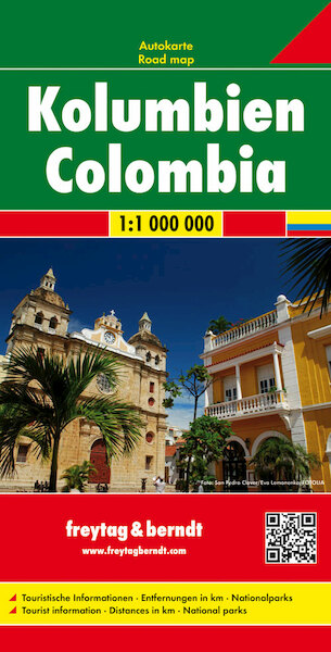 Kolumbien, Autokarte 1:1 Mio. - (ISBN 9783707913958)