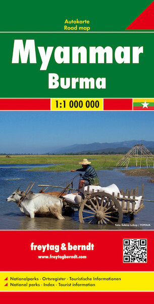 Myanmar (Burma) 1 : 1 200 000. Autokarte - (ISBN 9783707914061)