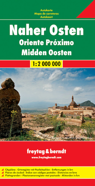 Naher Osten, Autokarte 1:2 Mio. - (ISBN 9783707912814)