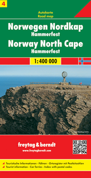 FuB Norwegen 04. Nordkap / Hammerfest 1 : 400 000. Autokarte - (ISBN 9783707904659)