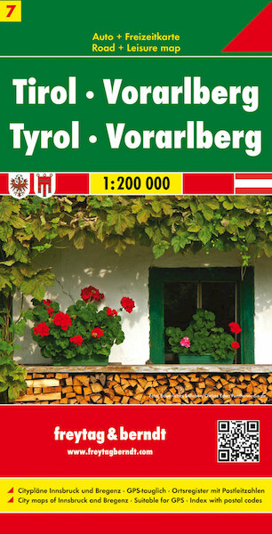 Österreich 07 Tirol, Vorarlberg 1 : 200 000 - (ISBN 9783850843478)