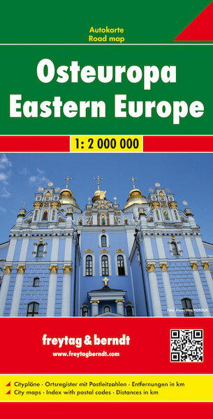 Osteuropa, Autokarte 1:2.000.000 - (ISBN 9783707907537)