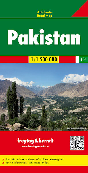 Pakistan, Autokarte 1:1.500.000 - (ISBN 9783707909821)