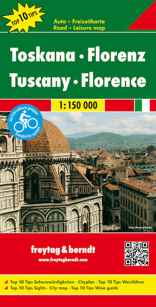 Toskana - Florenz, Autokarte 1:150.000 - (ISBN 9783707902815)