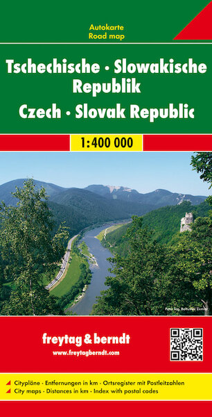 Tschechische Republik / Slowakische Republik 1 : 400 000. Autokarte - (ISBN 9783707904321)