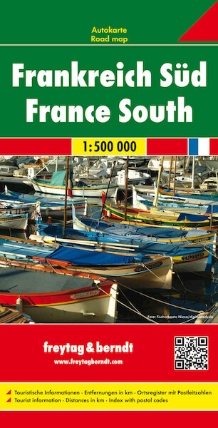 Frankreich Süd / France South 1 : 500 000. Autokarte - (ISBN 9783707905816)