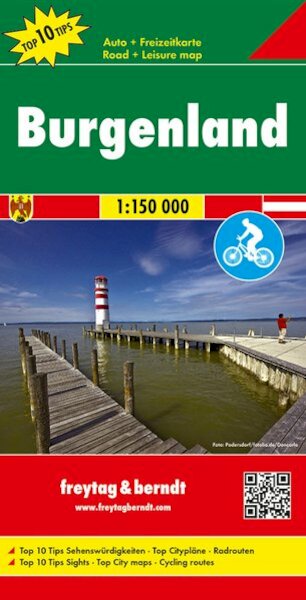 Burgenland, Top 10 Tips, Autokarte 1:150.000 - (ISBN 9783707915235)