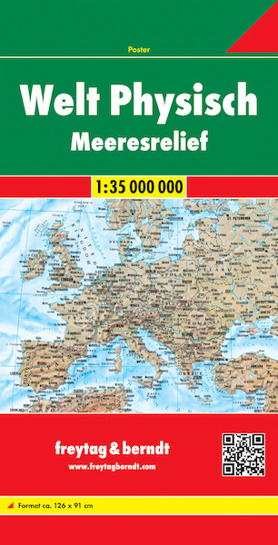 Welt physisch - Meeresrelief 1 : 35 000 000 - (ISBN 9783707914566)