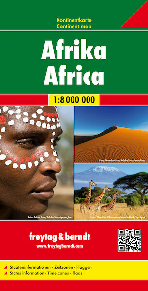 Afrika, Kontinentkarte 1:8 000 000 - (ISBN 9783707917598)