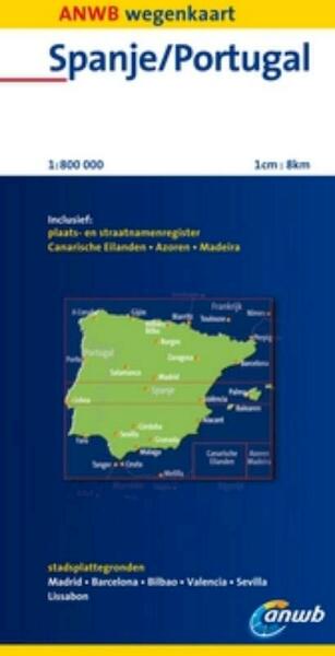 ANWB Wegenkaart Spanje/Portugal - (ISBN 9789018033132)