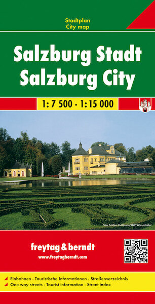 Salzburg Stadt, Stadtplan 1:7.500 - 1:15.000 - (ISBN 9783850841184)