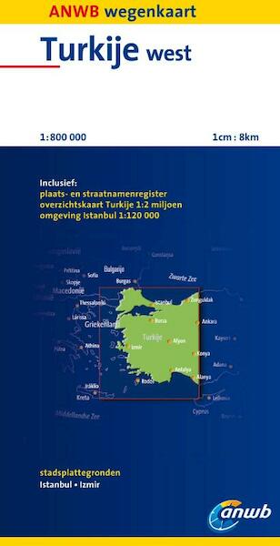 ANWB Wegenkaart Turkije West - (ISBN 9789018035242)