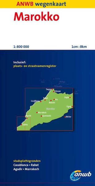 ANWB Wegenkaart Marokko - (ISBN 9789018036386)