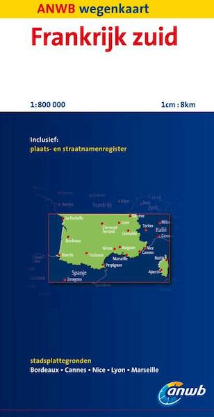 ANWB wegenkaart Frankrijk zuid - (ISBN 9789018036508)