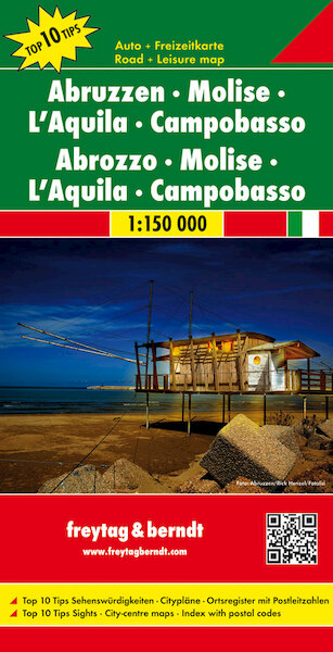 Abruzzen - Molise - L'Aquila - Campobasso 1 : 150 000 - (ISBN 9783707914894)