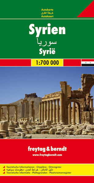 Syrien, Autokarte 1:700.000 - (ISBN 9783707909838)