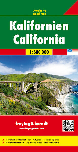 Kalifornien, Autokarte 1:600.000 - (ISBN 9783707914337)