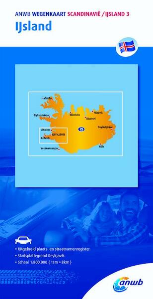 Wegenkaart 3. IJsland - ANWB (ISBN 9789018042905)