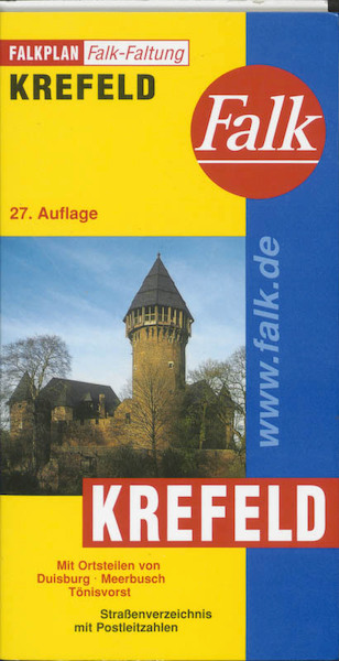 Krefeld plattegrond - (ISBN 9783884452288)