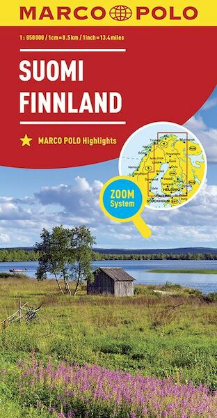 MARCO POLO Länderkarte Finnland 1:850 000 - (ISBN 9783829738279)