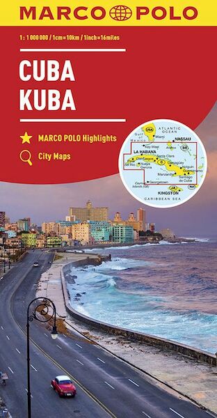 MARCO POLO Länderkarte Kuba 1:1 000 000 - (ISBN 9783829739344)