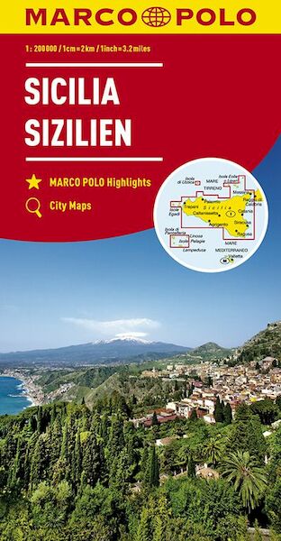 MARCO POLO Karte Italien 14. Sizilien 1:200 000 - (ISBN 9783829739863)