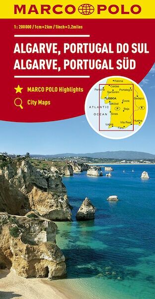 MARCO POLO Karte Algarve, Portugal Süd 1:200 000 - (ISBN 9783829739900)