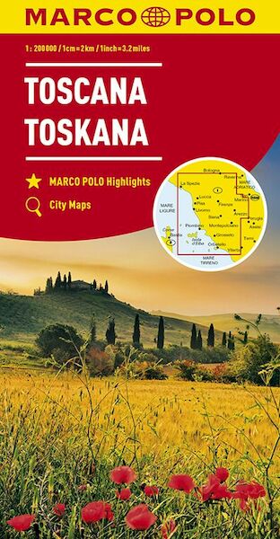 MARCO POLO Karte Italien 07. Toskana 1:200 000 - (ISBN 9783829739795)