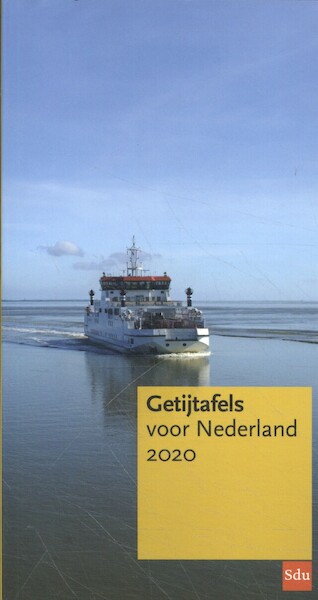 Getijtafels 2020 - Rijkswaterstaat (ISBN 9789012405089)
