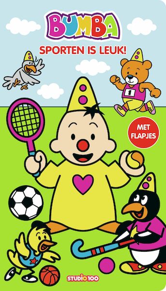 Bumba : kartonboek met flapjes (lang) - Sporten is leuk! - Studio 100 (ISBN 9789462775466)