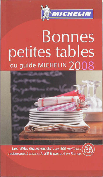 Bonnes petites tables du guide Michelin 2008 - (ISBN 9782067130210)
