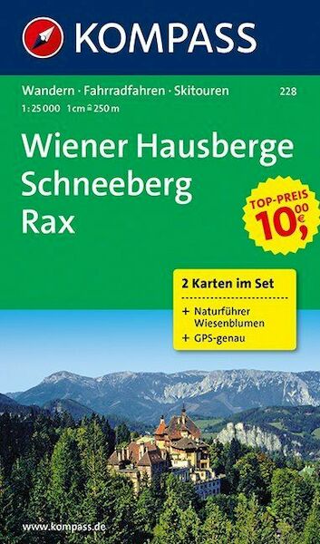 Wiener Hausberge - Schneeberg - Rax 1 : 25 000 - (ISBN 9783850262101)