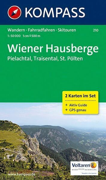 Wiener Hausberge - Pielachtal . Traisental - St. Pölten 1 : 50 000 - (ISBN 9783990441718)